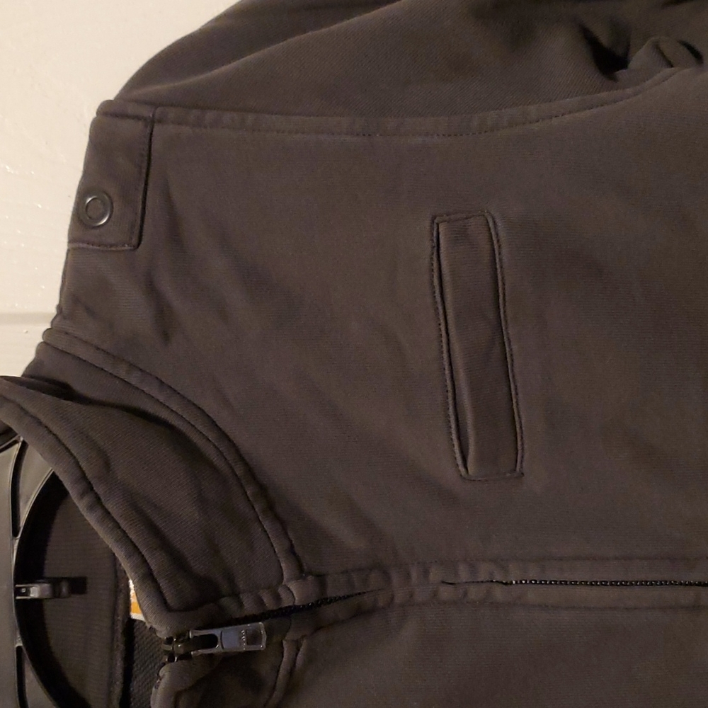 Gymboree Boys Gray Mock Zip Down Pullover Sweater - Size Medium (7-8) - Picture 3 of 9